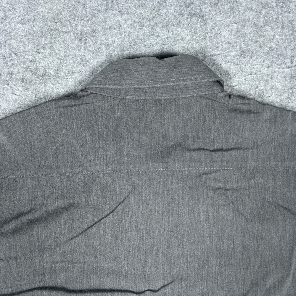Prada Button Up Shirt Mens 41/16 Gray Long Sleeve‎ Made In Italy Luxury Designer - Picture 14 of 15